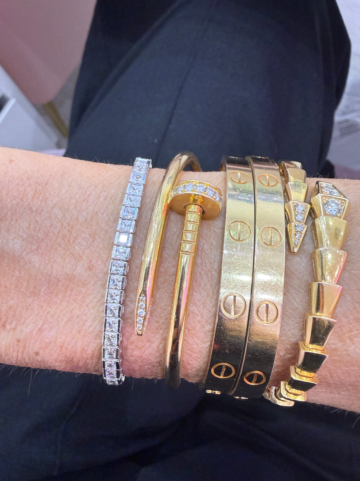 PRINCESS CUT TENNIS BRACELET