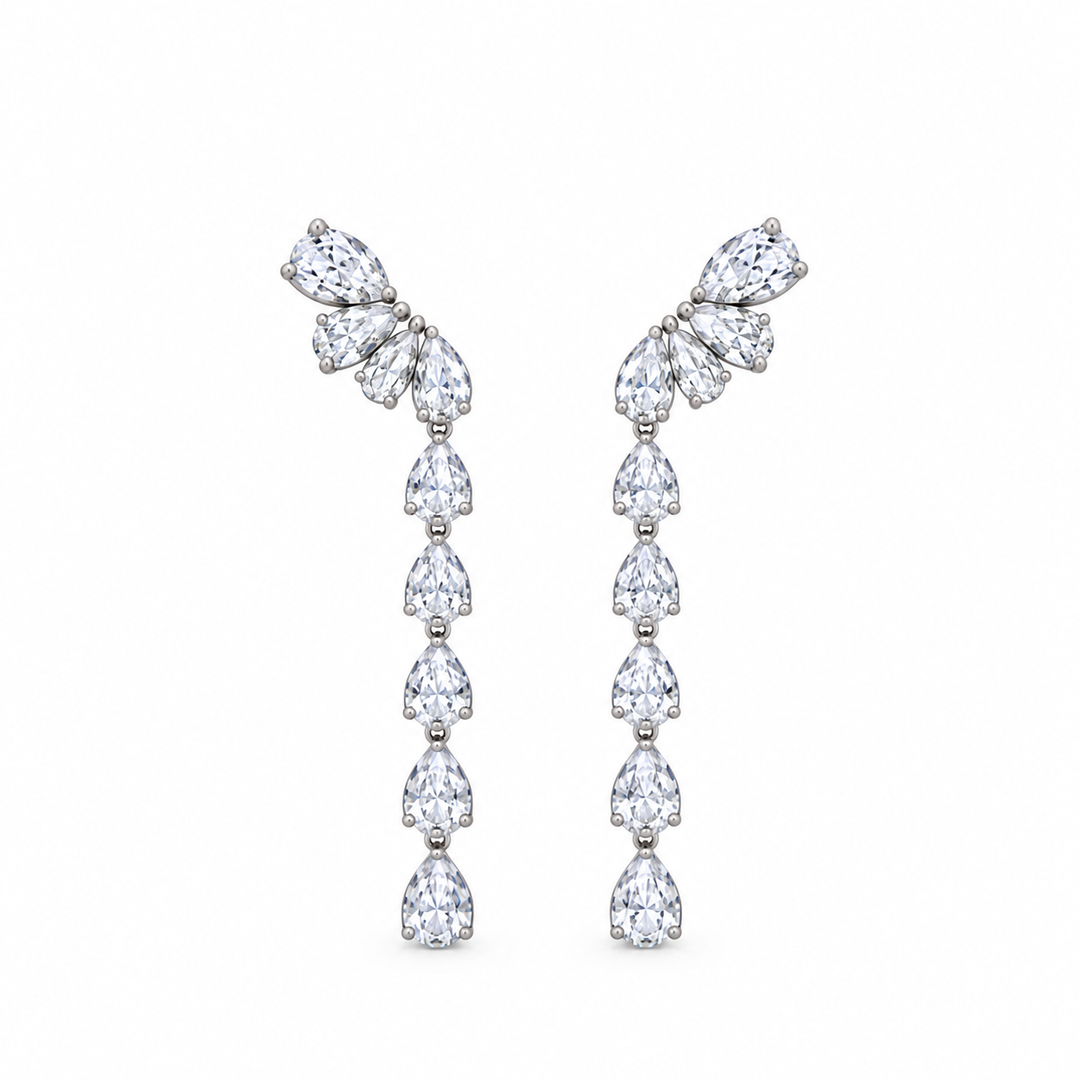STATEMENT CLIMBERS DROP EARRINGS