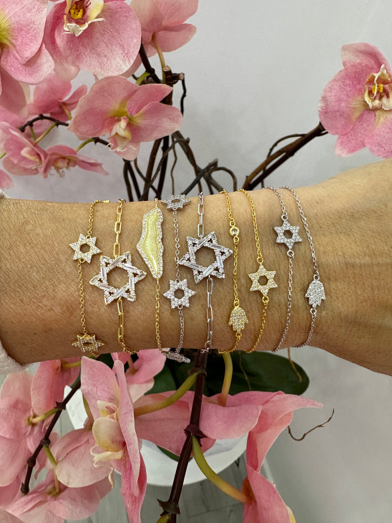 MINI PAVÈ HAMSA BRACELET