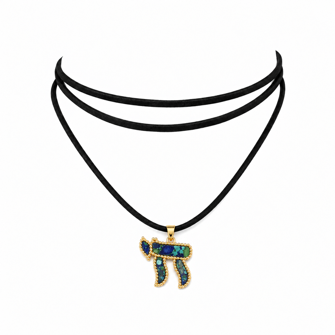 BEADED CHAI CORD CHOKER