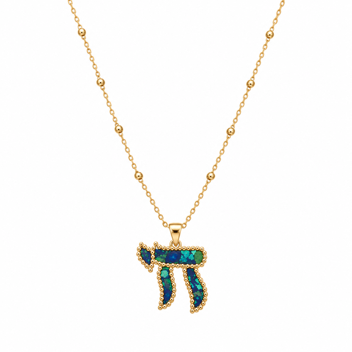 BEADED CHAI NECKLACE