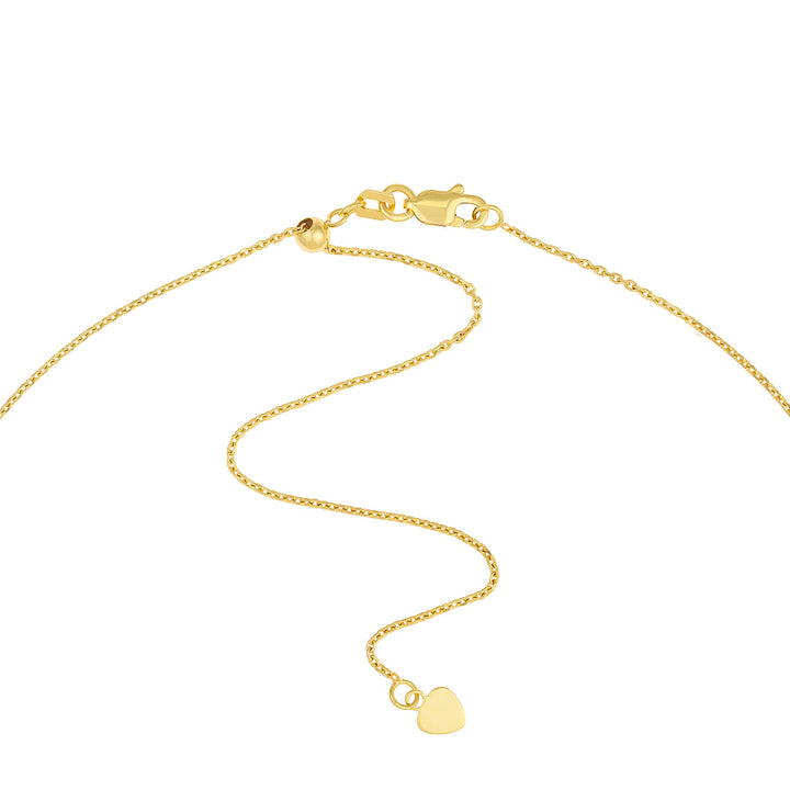 14K MULTI DISC CHOKER NECKLACE