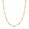 14K COMBO LINK NECKLACE 5+1
