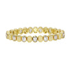 gold oval stretch bracelet