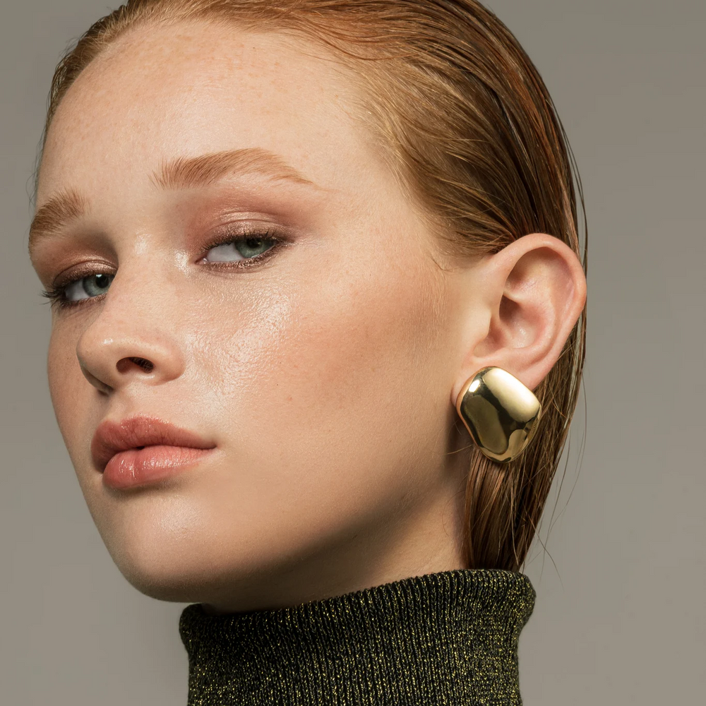 big stud earrings