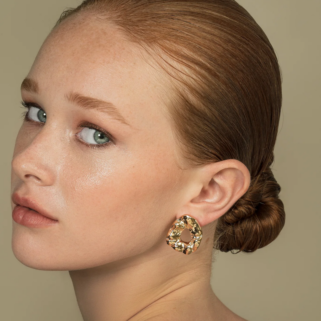 large donut earrings