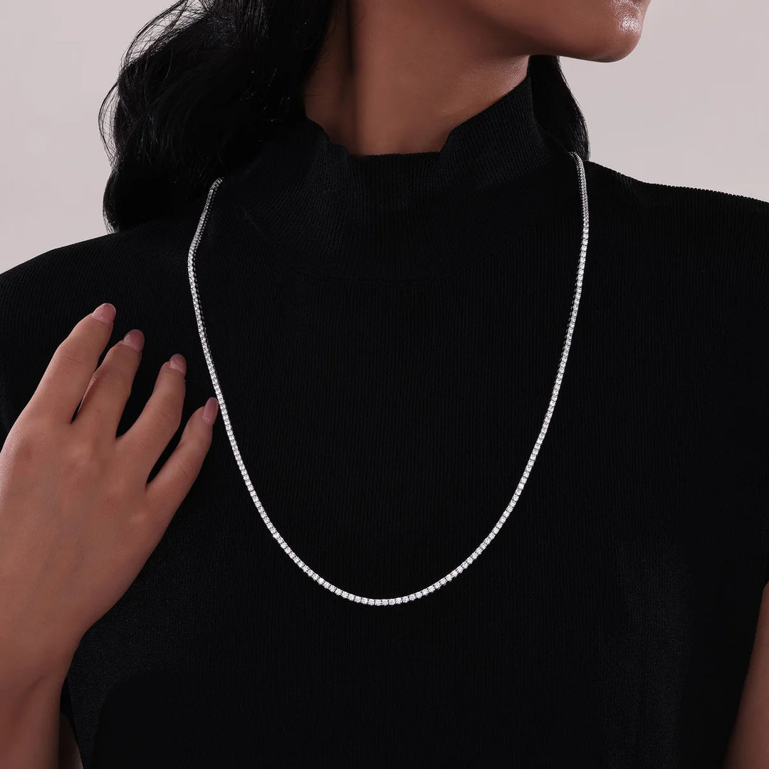 LONG TENNIS NECKLACE