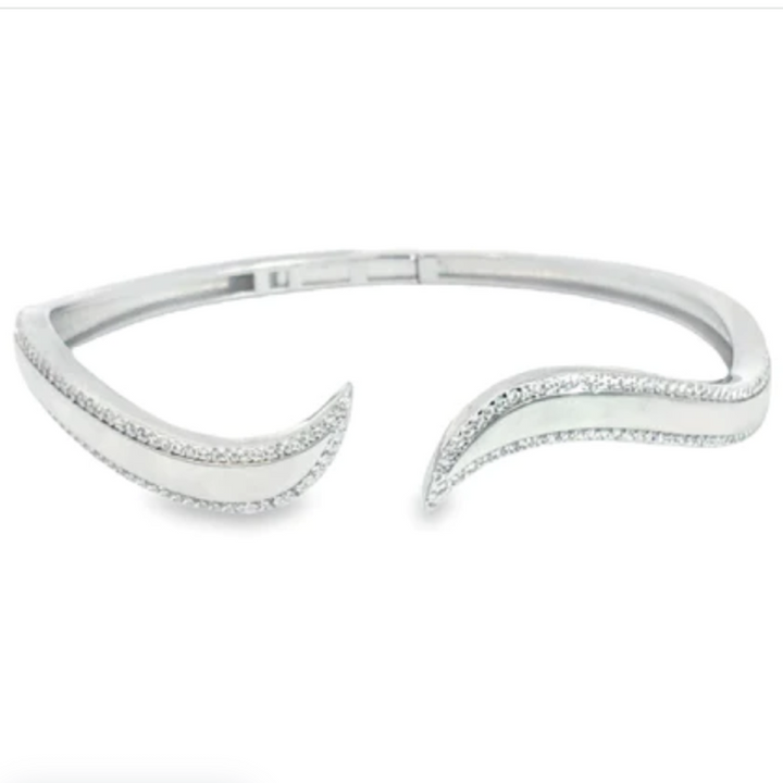 silver wave bangle