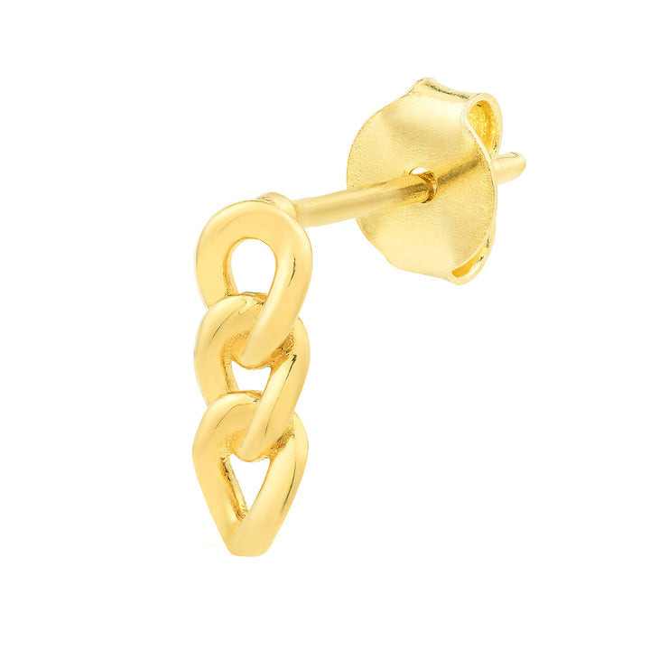 14K CUBAN LINK EARRINGS