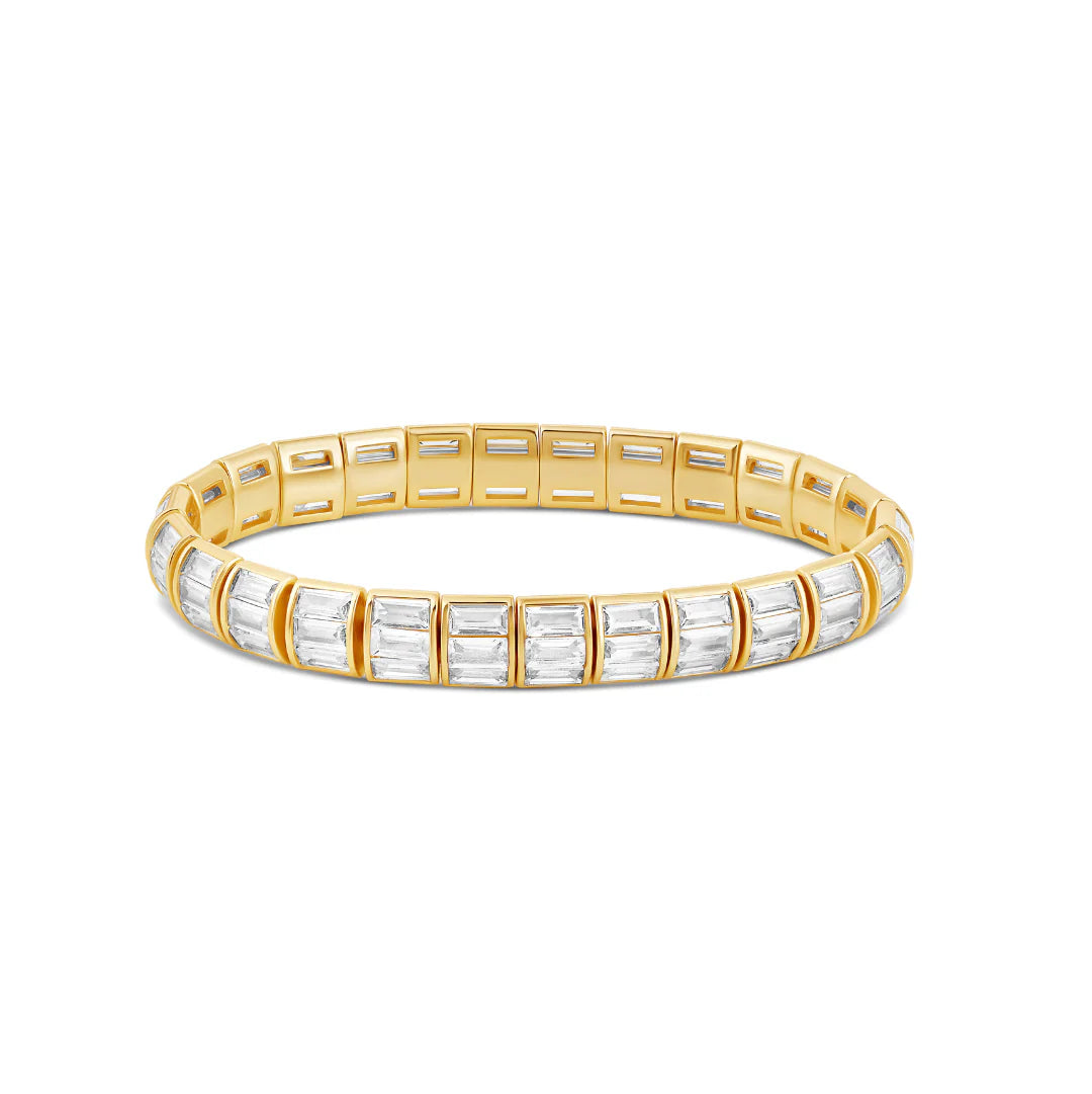 STRETCH BAGUETTE TENNIS BRACELET