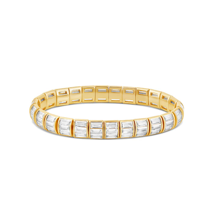 STRETCH BAGUETTE TENNIS BRACELET