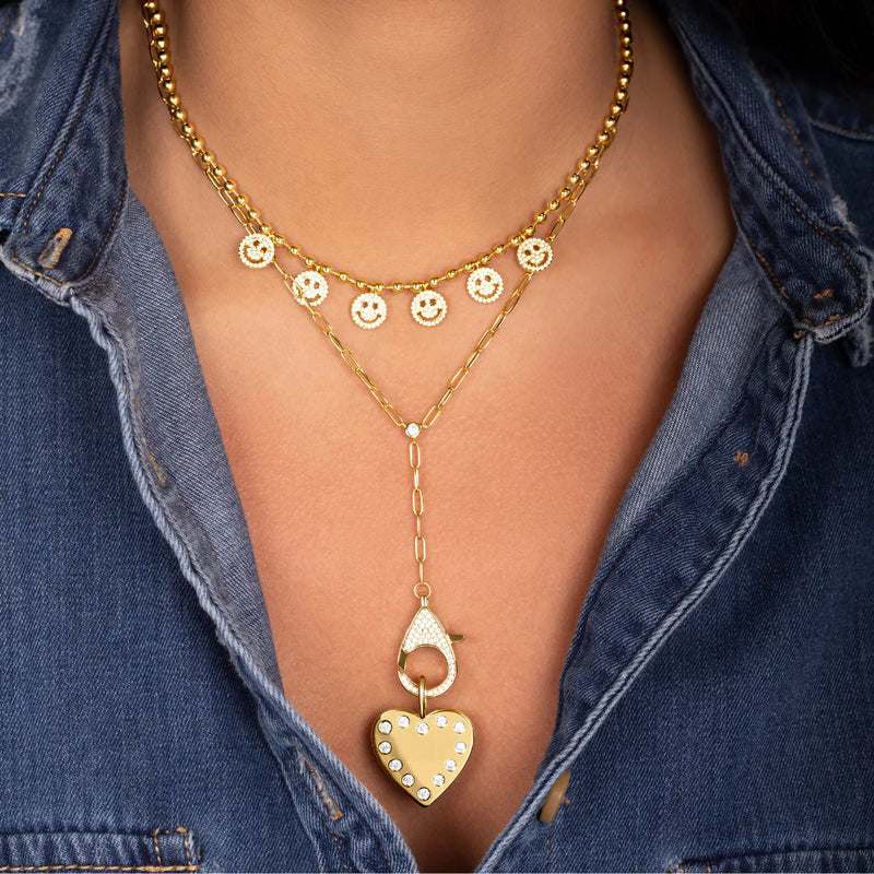 SMILEY FACES NECKLACE - Main Image