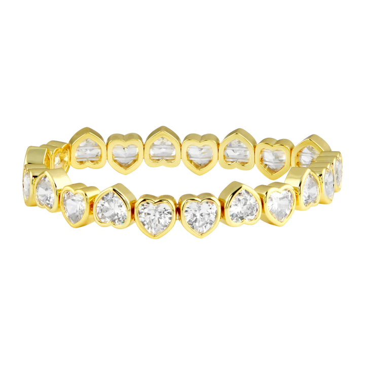 stretch heart bracelet