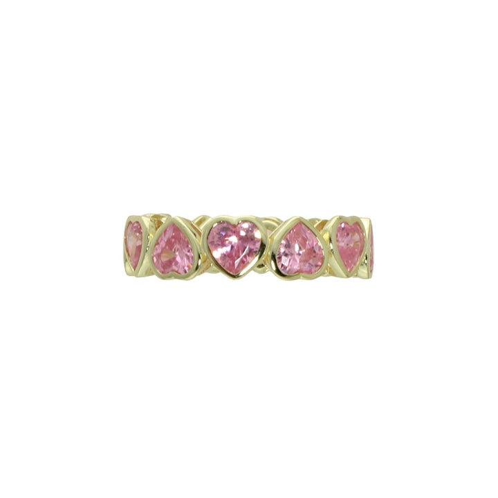 BEZEL HEART ETERNITY RING