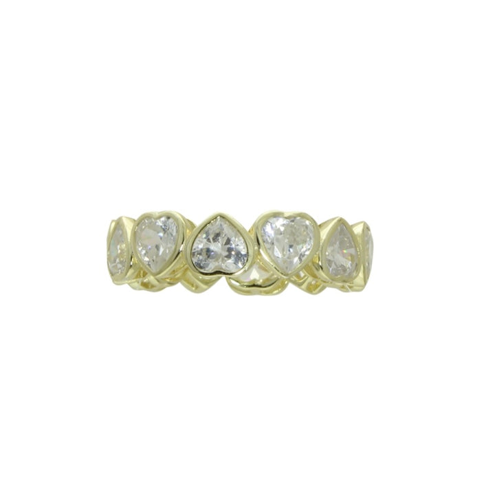 BEZEL HEART ETERNITY RING