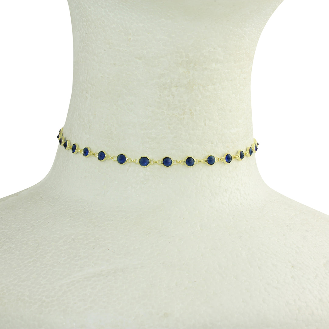 LOADED CZ CHOKER NECKLACE