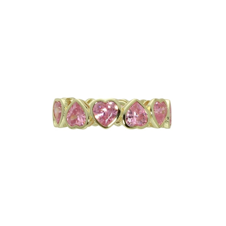 BEZEL HEART ETERNITY RING