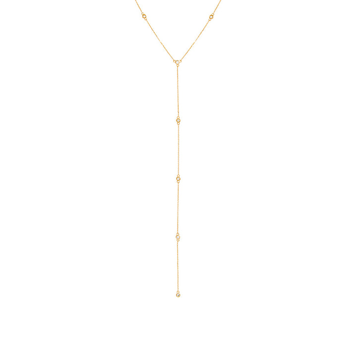 gold diamond by the yard lariat
