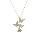 FLOATING BUTTERFLIES NECKLACE