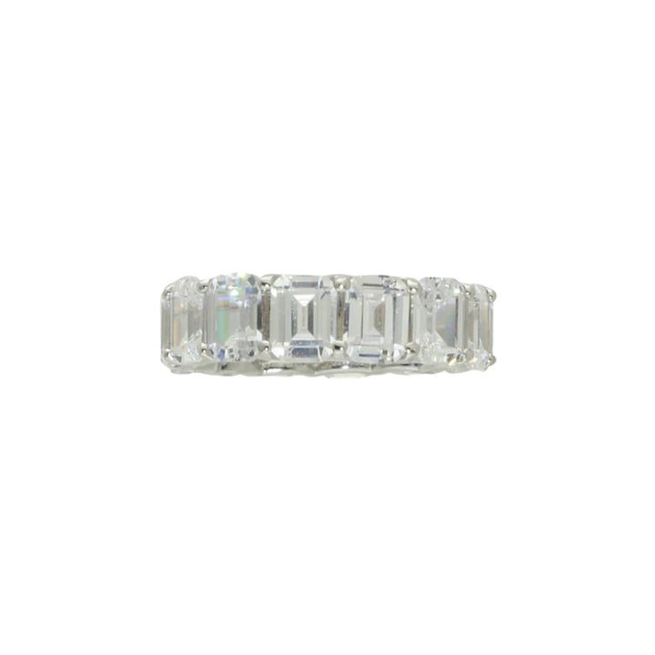 CUSHION CUT ETERNITY BAND