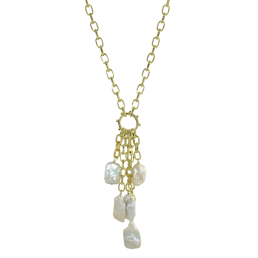 pearl link lariat 