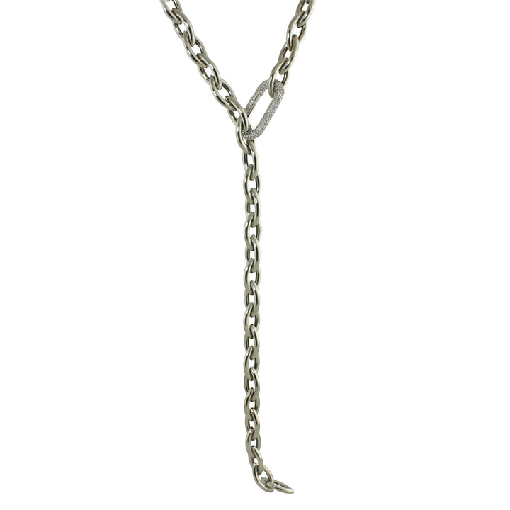CHUNKY SNAKE LINK ADJUSTABLE NECKLACE