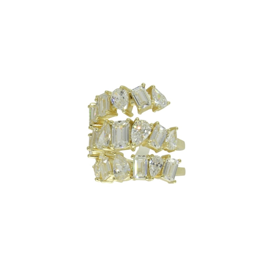 chaunky baguette wrap ring