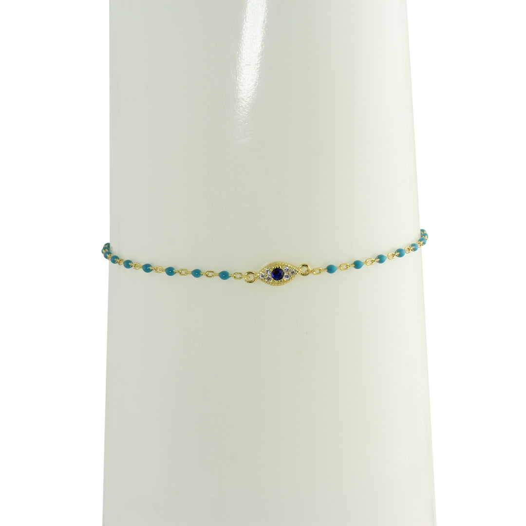 blue evil eye bracelet