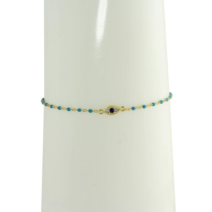 blue evil eye bracelet
