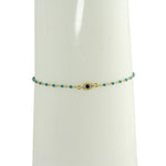 blue evil eye bracelet