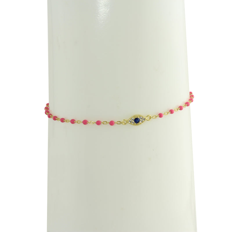 red evil eye bracelet