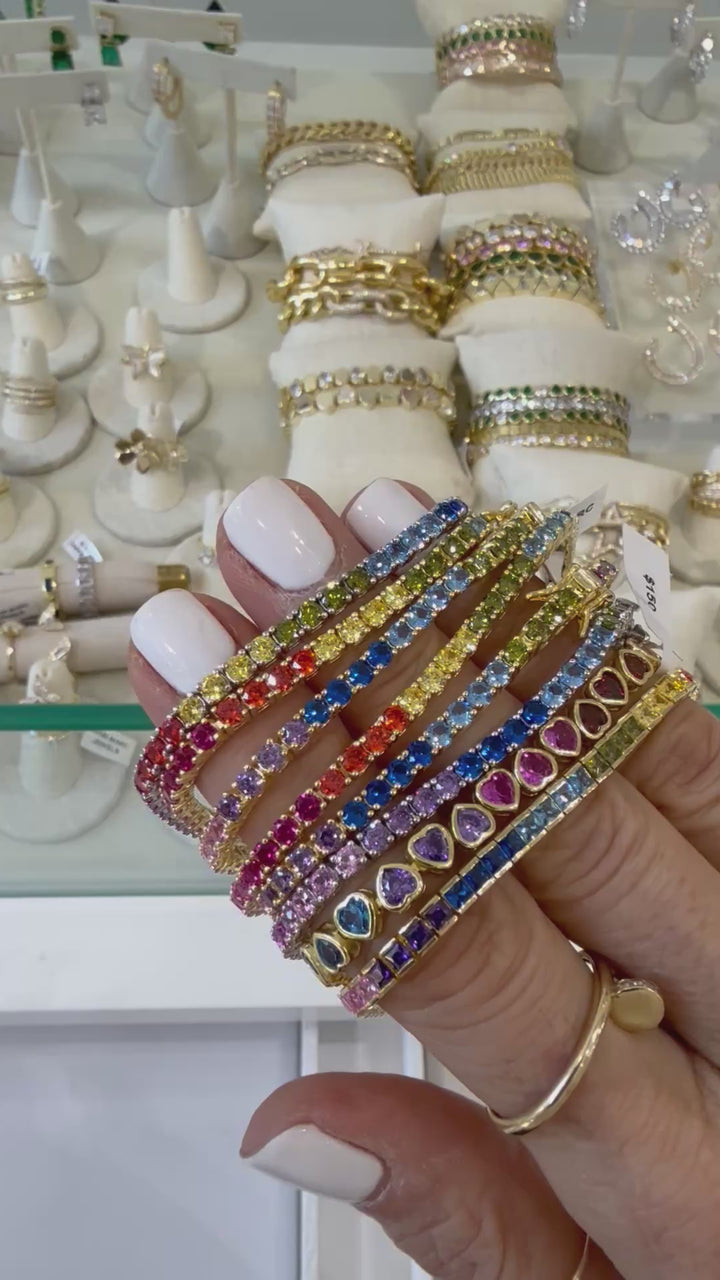 RAINBOW TENNIS BRACELET