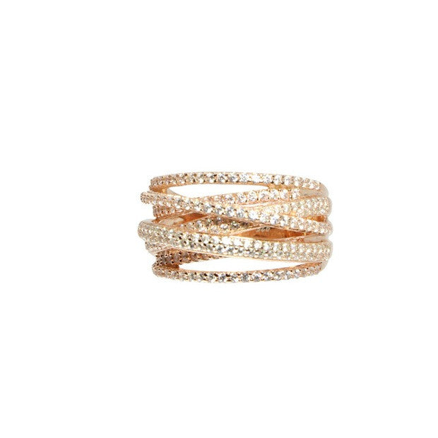 PAVÈ OVERLAP RING