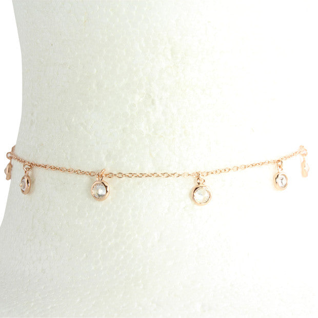 Floating Diamonds choker necklace