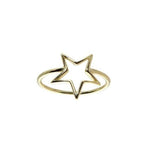 cut out star ring