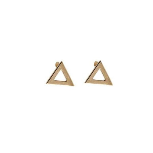 CUT OUT TRIANGLE STUDS - adammarcjewels