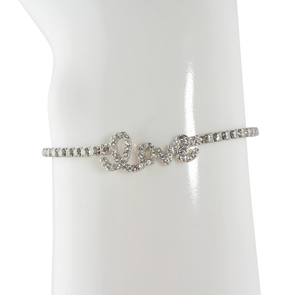 silver love bracelet