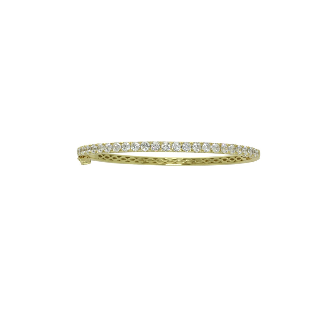 Oval cz bangle