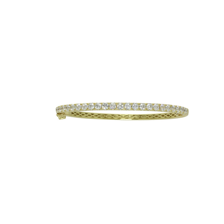 Oval cz bangle