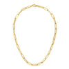 14K GOLD LARGE PAPERCLIP CHAIN