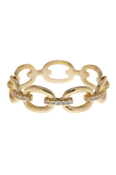 gold link ring