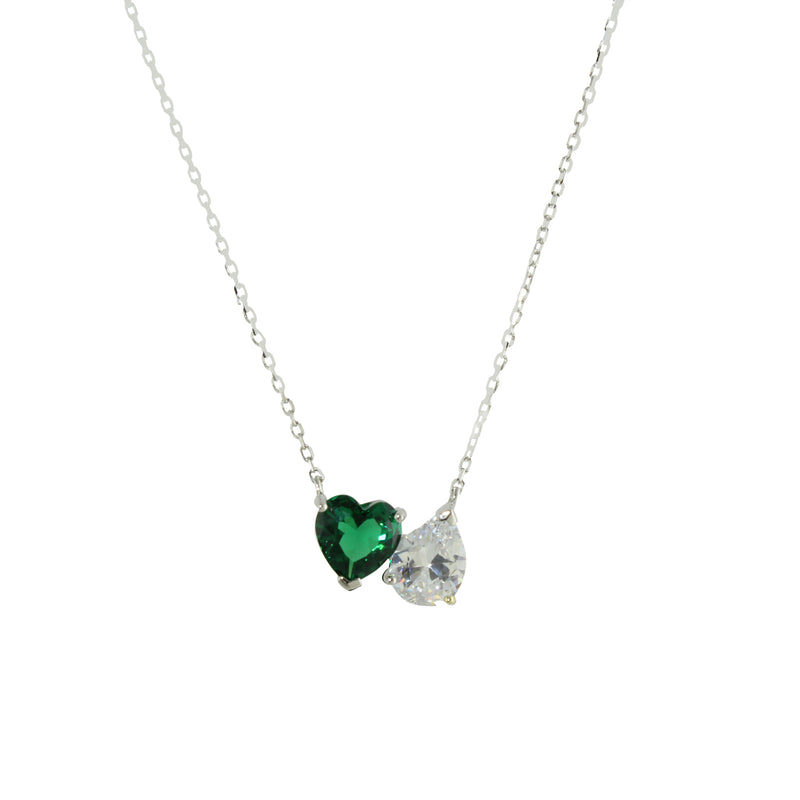 Buy Heart Shaped Emerald Necklace, Heart Cut 1010 Mm Emerald Pendant, Muzo  Green Emerald Necklace, Green Heart Pendant, May Birthstone Gift Online in  India - Etsy
