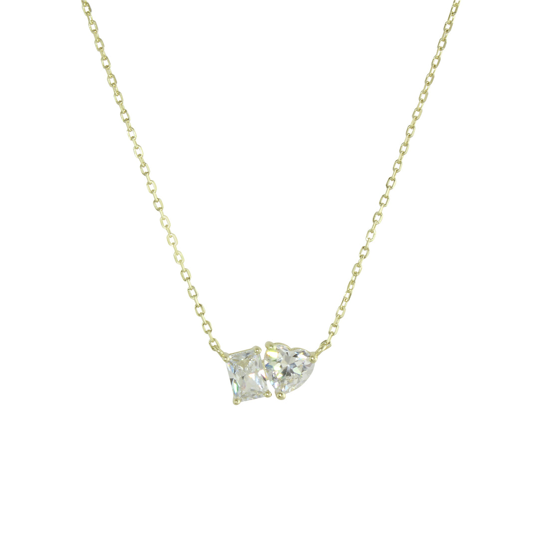 2 stone necklace