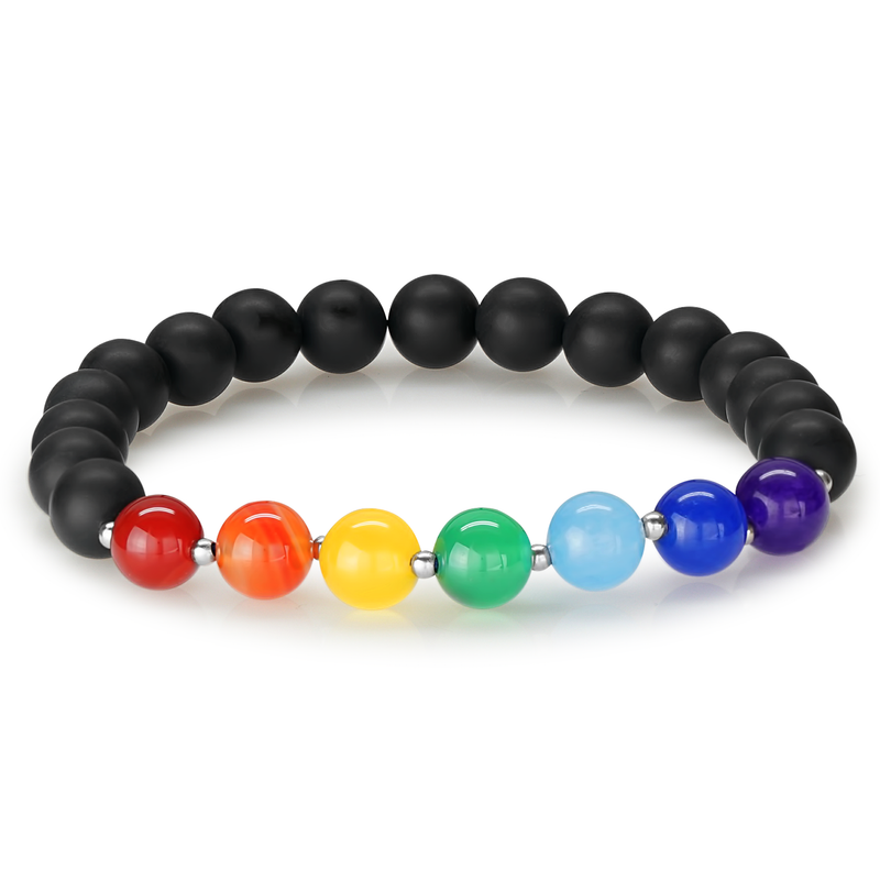 Plus Size Stretchy Lesbian Pride Bracelet | MakerPlace by Michaels