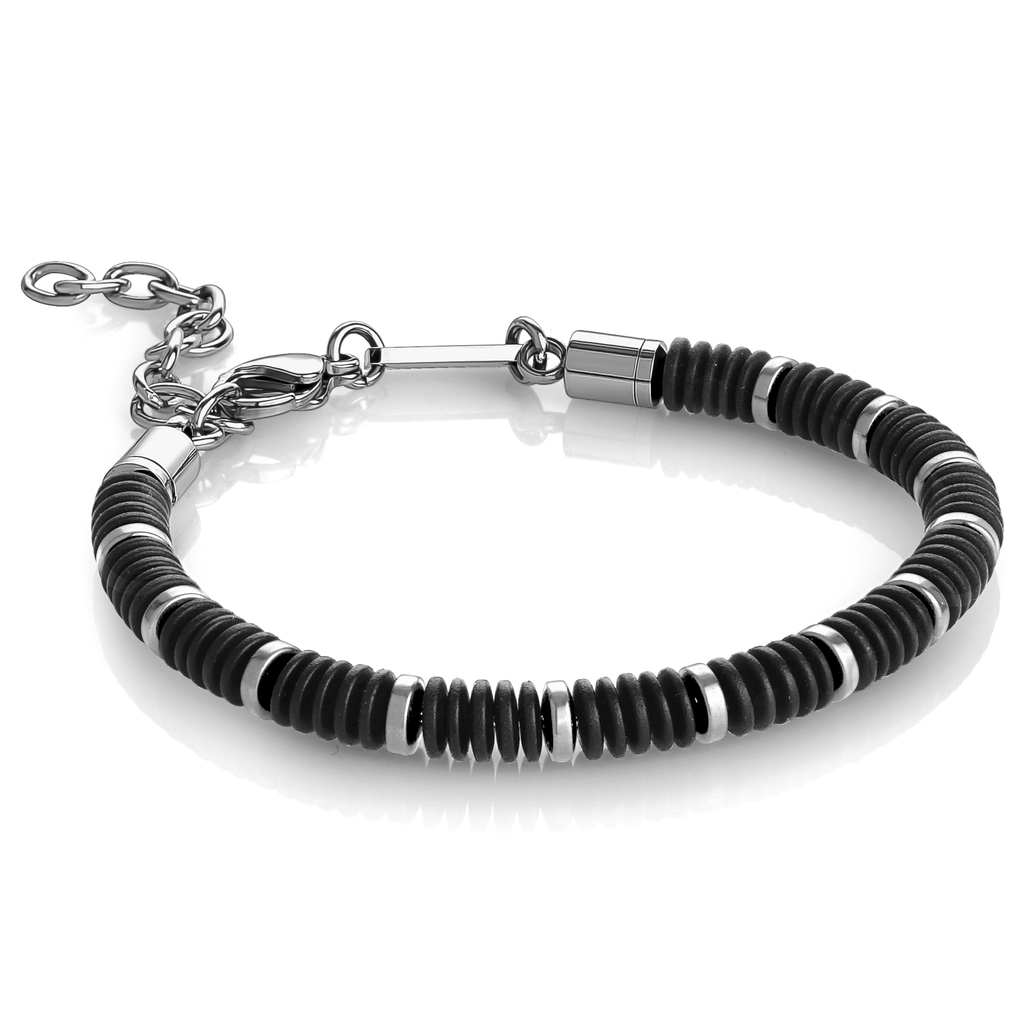 HEMATITE BEAD BRACELET