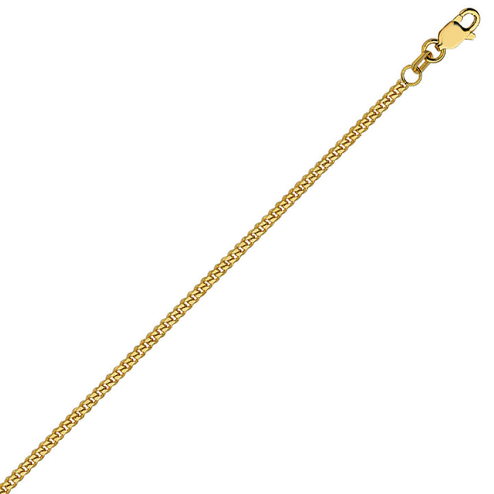 14K CURB CHAIN ANKLET