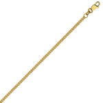 14K CURB CHAIN ANKLET