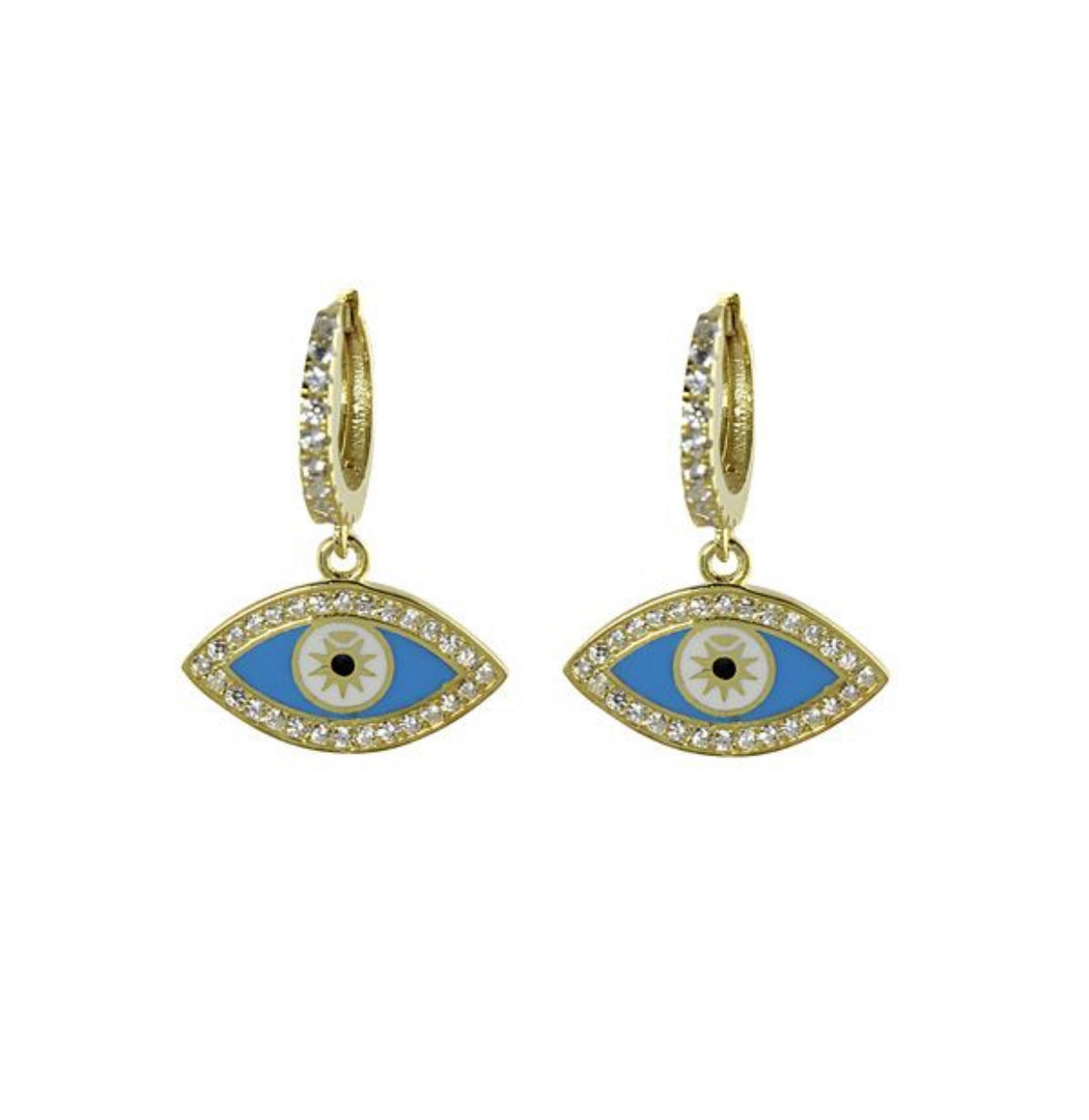 evil eye earrings