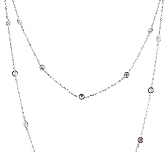 LONG DIAMONDS BY THE YARD NECKLACE