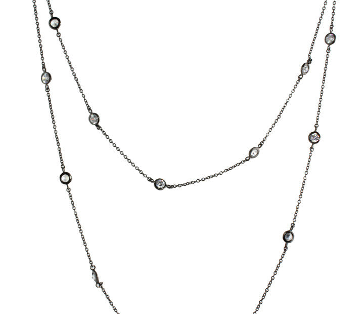 LONG DIAMONDS BY THE YARD NECKLACE
